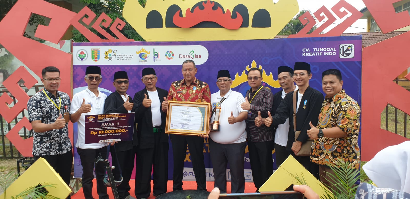 Posyantek Kelurahan Margamulya Kota Bekasi Raih Juara III pada GTTGN XXIV di Lampung