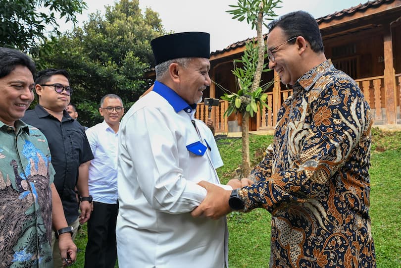 Syaikhu-Ilham Bertemu Anies Baswedan, Doakan ASIH Menang Pilgub Jabar   