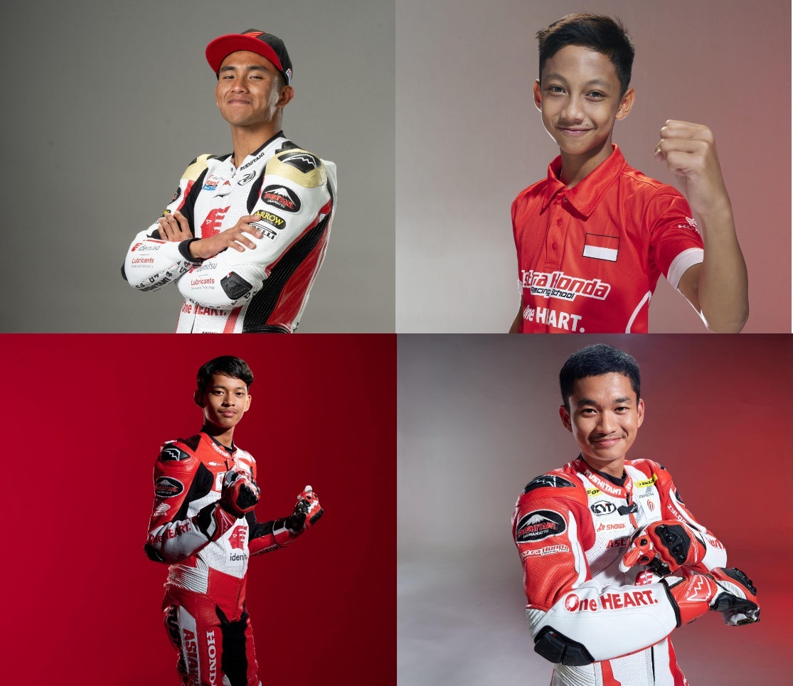 Sejarah Balap Indonesia, Empat Pebalap Binaan Astra Honda Siap Melesat di GP Misano
