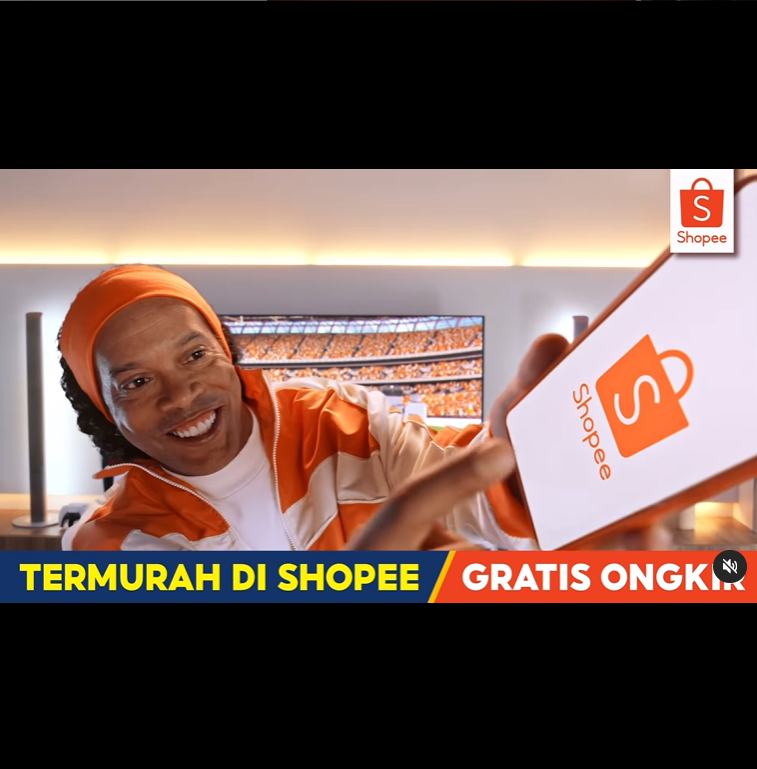 Trending! Kemunculan Ronaldinho di Iklan Shopee Disambut Meriah Netizen