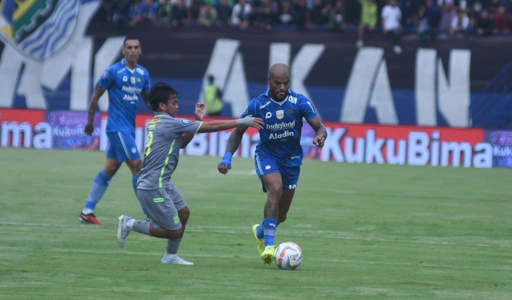 Hasil Persib vs Persebaya 3-1: David da Silva Borong Semua Gol Maung Bandung