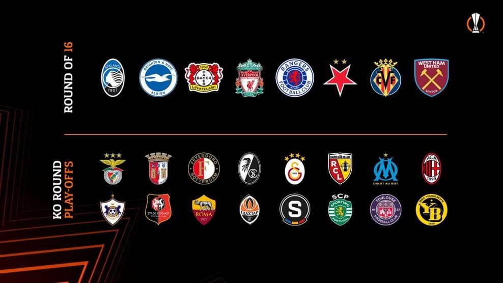 Daftar Klub yang Lolos ke Babak Knockout Liga Europa 2023/2024, AS Roma Masuk Jalur Playoff