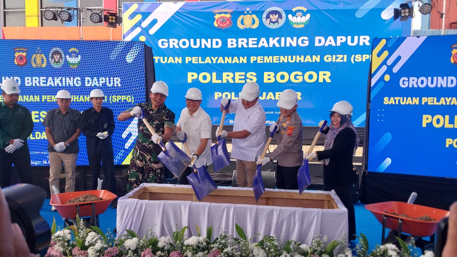 Groundbreaking Dapur SPPG, Kapolres Bogor Sebut Bisa Layani 20 Ribu Penerima Manfaat