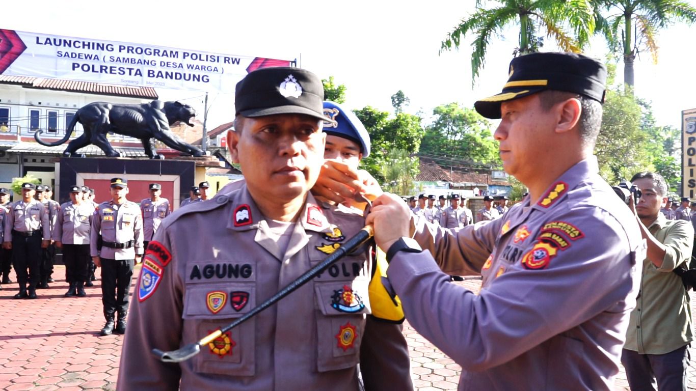 Satu RW, Satu Polisi. Kapolresta Bandung: Jaga Kondusifitas Keamanan 