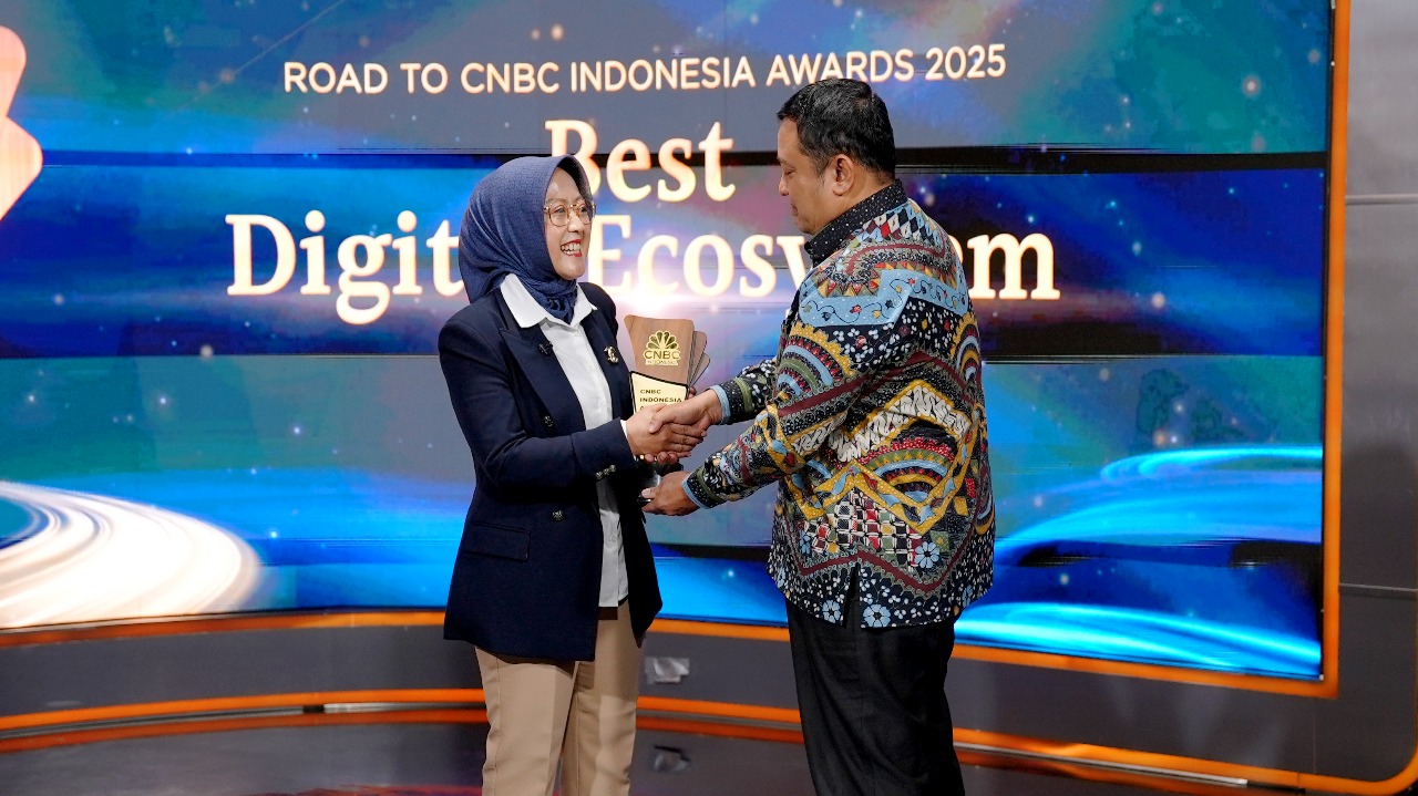 Telkom Solution Raih Penghargaan Best Digital Solution for Enterprise Business dari CNBC Indonesia