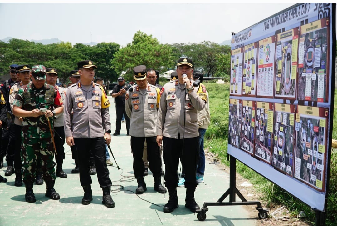 Pengamanan Konser SO7, Polresta Bandung Terjunkan 2.818 Personel Gabungan