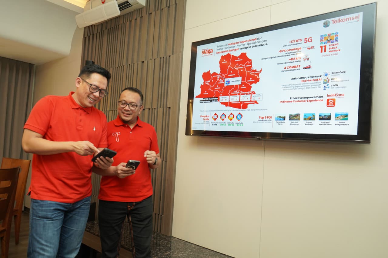 Telkomsel Regional Jabar Siapkan Jaringan Andal di Momen Natal & Tahun Baru, Komitmen Melayani Sepenuh Hati 