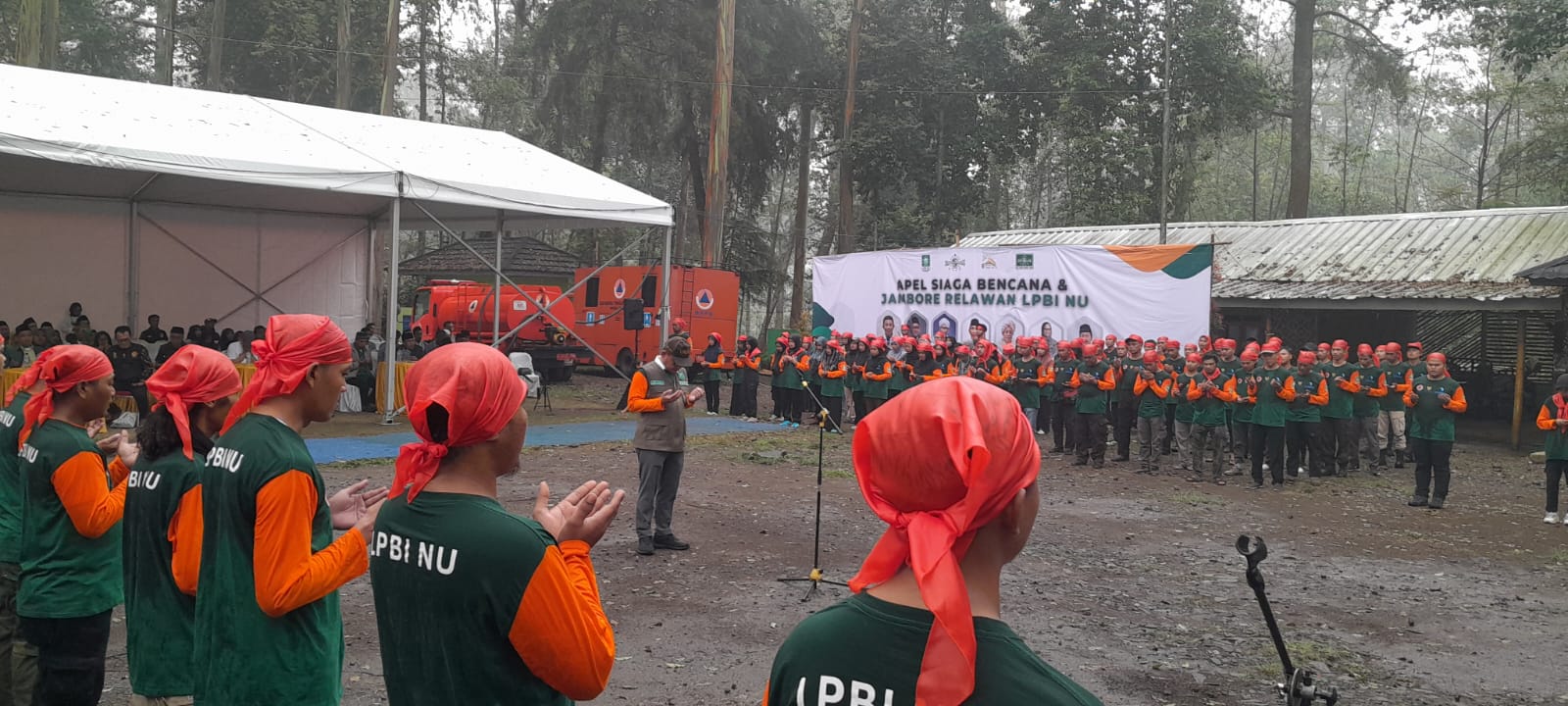 Diikuti Ratusan Peserta, Jambore Relawan LPBI NU dan Harlah LPBI ke-14 Digelar di Kertasari Bandung