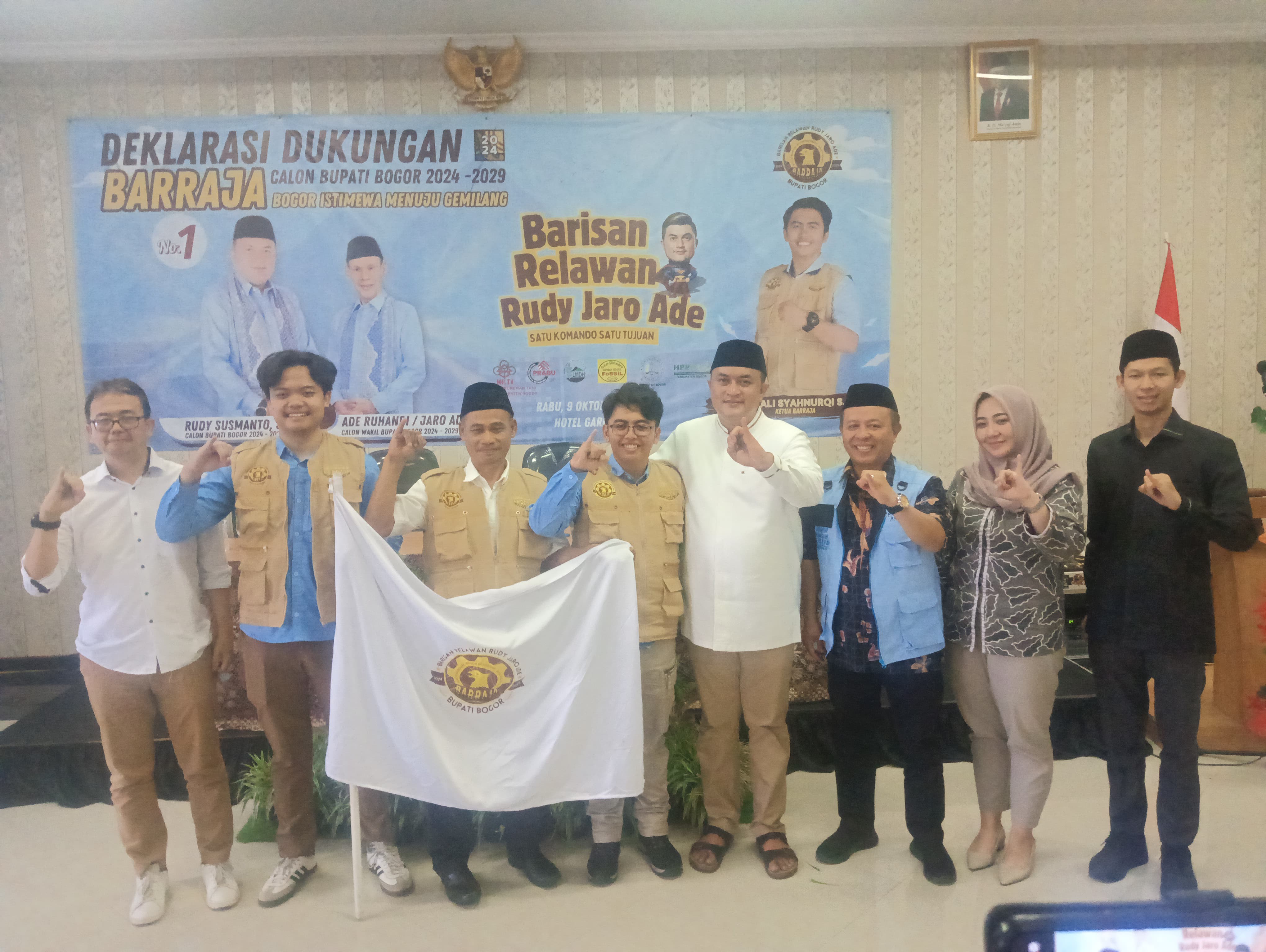 Deklarasi Kampanye, Rudy Susmanto Apresiasi Perjuangan para Relawan Barraja Kabupaten Bogor