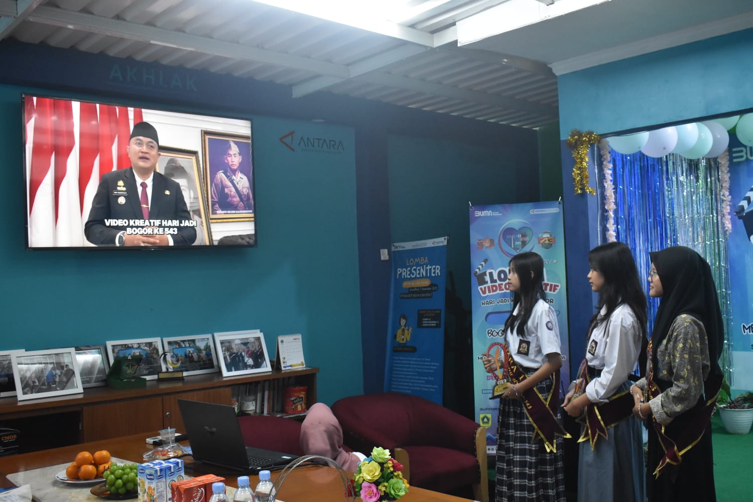 Pesan Bupati Bogor dan Ketua DPRD Kota Bogor Bagi Pemenang Lomba Video Kreatif HJB ke 543