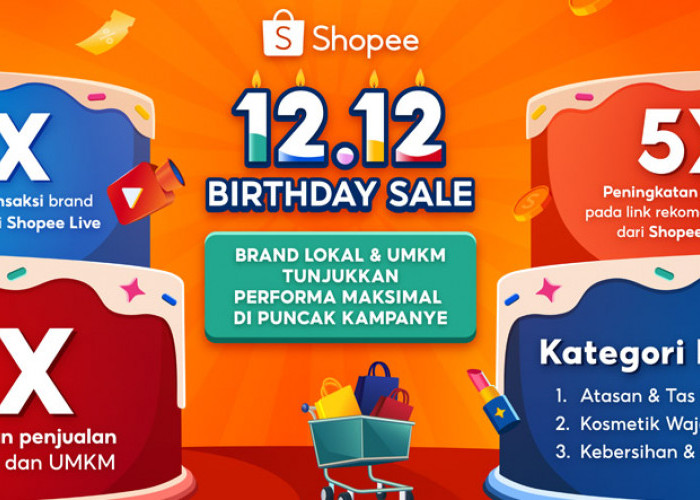 Momen Euforia Shopee 12.12 Birthday Sale: Brand Lokal dan UMKM Sukses Tingkatkan Penjualan Hingga 7 Kali Lipat