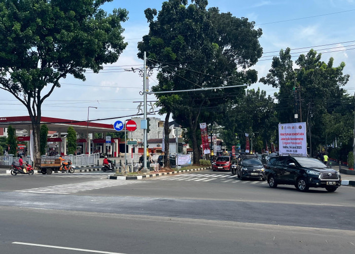 Dishub Kabupaten Bogor Buka Simpang Bappenda, Pengendara Lebih Cepat ke Area Stadion Pakansari