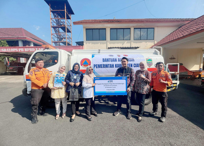 Perkuat Sinergi, BRI BO Ciamis - YBM BRILiaN Salurkan Bantuan Air Bersih di Kabupaten Ciamis  