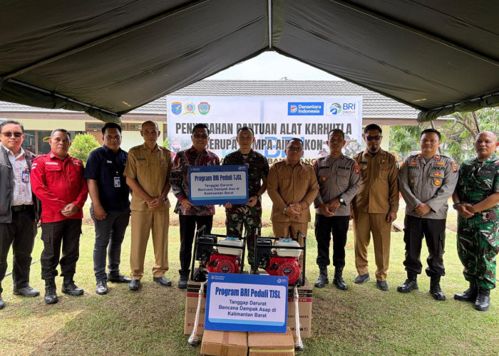 BRI Peduli Salurkan 270 Unit Mesin Pompa Air untuk Bantu Kendalikan Titik Api di Sejumlah Wilayah Kalimantan