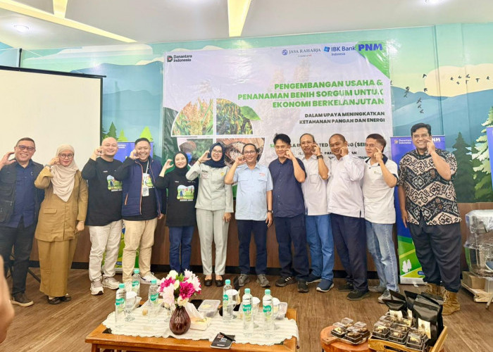 PNM, Jasa Raharja, dan Bank IBK Indonesia Kolaborasi Gelar Pelatihan dan Budi Daya Sorgum  Dorong Kemandirian 
