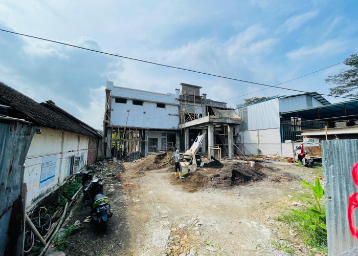 Pembangunan Kantor Badan Pusat Statistik Kota Banjar Capai 66,11 Persen, Melebihi Target Mingguan   