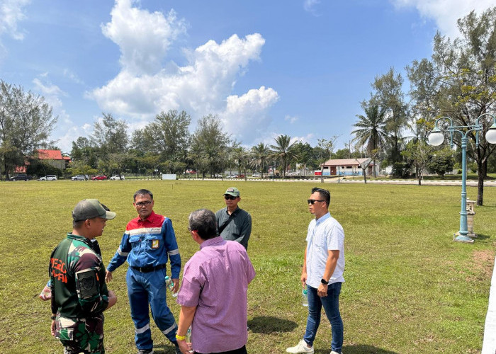 Pemprov Riau dan Pemkot Pekanbaru Siapkan Sarana Upacara Hari Lahir Pancasila di Blok Rokan