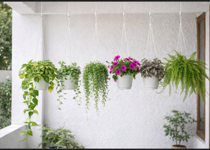 6  Tanaman Hias Gantung yang Cocok untuk Teras Minimalis