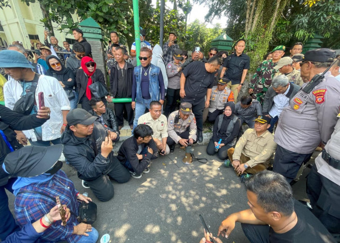 Gelar Unras, Aliansi Masyarakat Desak Pemkab Bandung Tuntaskan Korupsi dan Isu Citarum