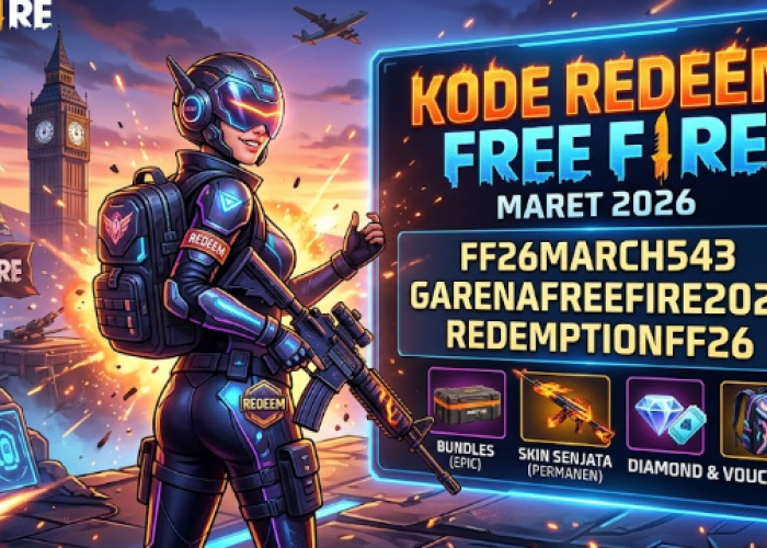 20 Kode Redeem Free Fire Aktif 26 Maret 2026, Ada Skin SG2 Series!