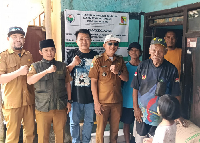 Pantau Program Rutilahu, Pemdes Malakasari Sampaikan Terima Kasih kepada Bupati Bandung 