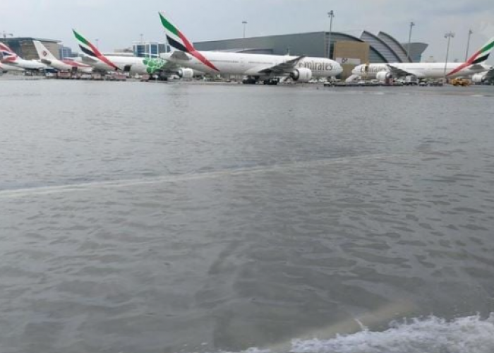 Viral! Bandara Dubai Kebanjiran