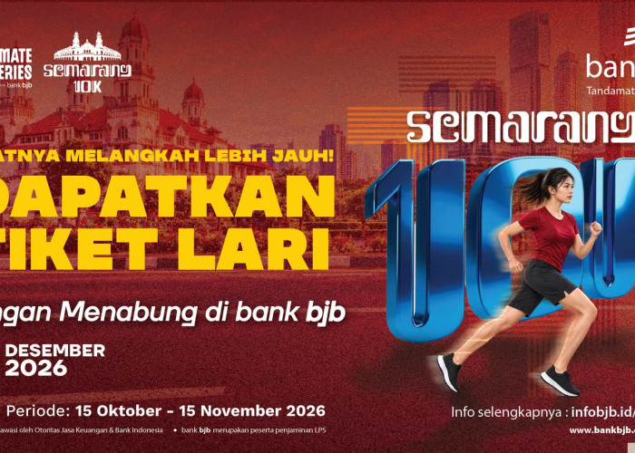Semarang 10K Jadi Penutup The Ultimate 10K Series 2026, bank bjb Hadirkan Promo Menabung Berhadiah Tiket Lari 
