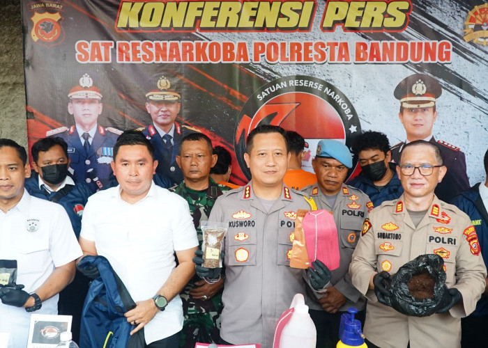 Satnarkoba Polresta Bandung Berhasil Ungkap Home Industri Tembakau Sintetis di Nagreg