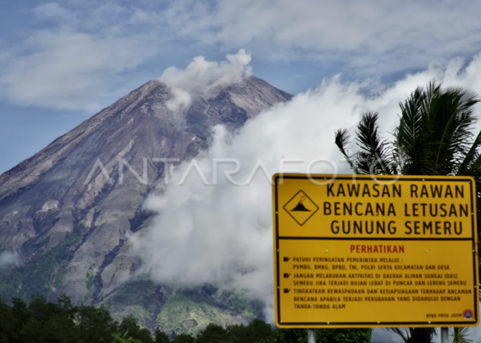 Berubah Status Siaga, Gunung Semeru Alami Gempa Letusan Sebanyak 19 Kali