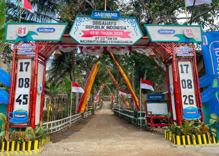 Bukan Sekadar Gapura, Karya Warga Bandung Ini Bercerita soal Gotong Royong
