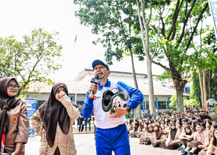Honda DBL Bandung Hadirkan BeAT on BeAT #Cari_Aman Roadshow, Bangun Kesadaran Safety Riding Pelajar