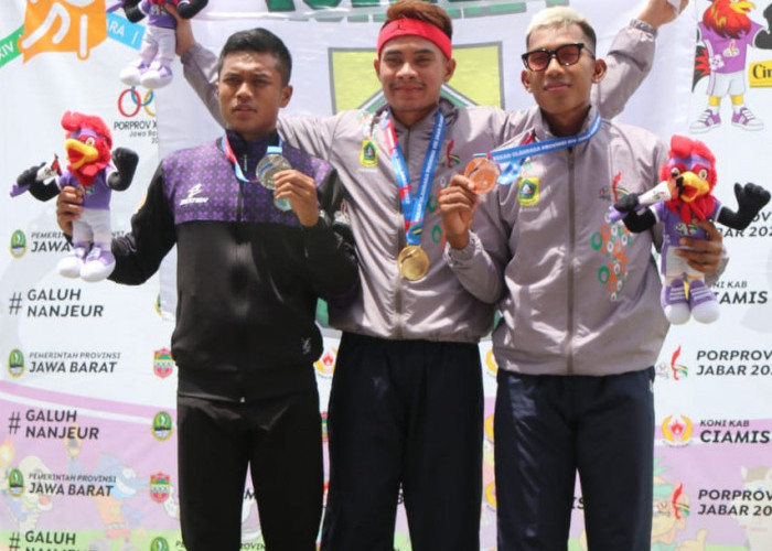 Kompak, Dua Atlet Atletik Kabupaten Bogor Sabet Dua Medali Emas Sekaligus 