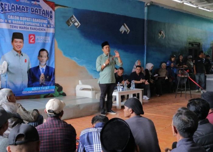 Terima Aspirasi Warga, Cabup Bandung Dadang Supriatna Siap Bangun SMA di Rancaekek   