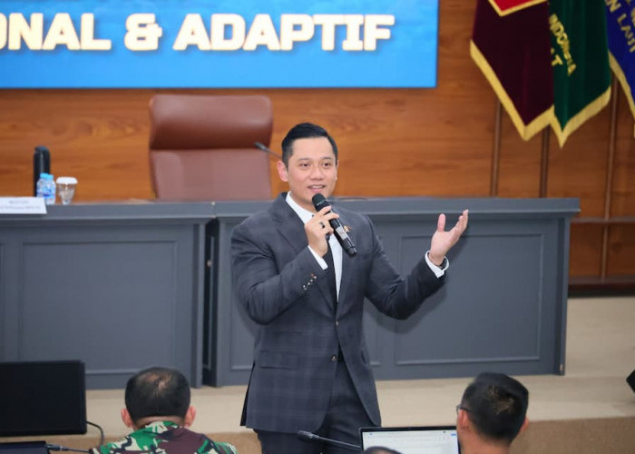 Menteri ATR/BPN Agus Harimurti Yudhoyono: Tata Ruang Wilayah Pertahanan Harus Kredibel dan Adaptif