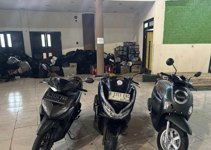 Polres Bogor Amankan 3 Unit Motor dan 1 Senjata Tajam yang Diduga Milik Geng Motor