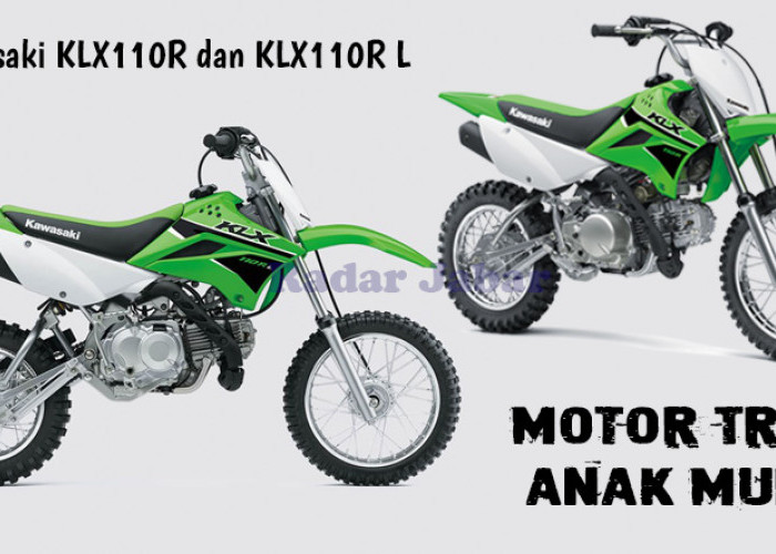 Cocok untuk Si Hobi Balapan! Intip Spek Kawasaki KLX110R dan KLX110R L