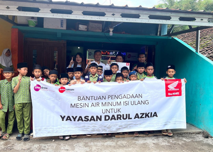 Melalui Honda Bikers Day, Daya Group dan DAM Berikan Bantuan Mesin Air Minum untuk Yayasan Darul Azkia