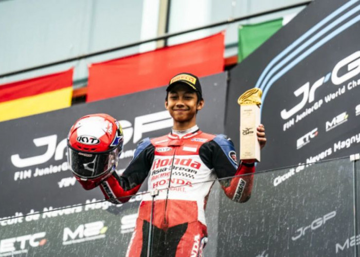 Pembalap Muda Indonesia Kiandra Ramadhipa Siap Tampil di Moto3 Junior World Championship 2026