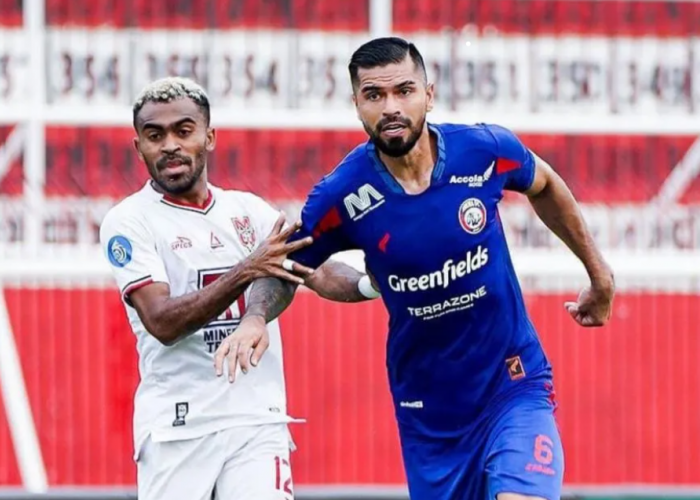  Arema FC Tumbangkan Malut United di Liga 1