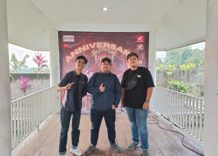 Ratusan Bikers Meriahkan HUT ke-14 CBR Club Indonesia (CCI) Sukabumi