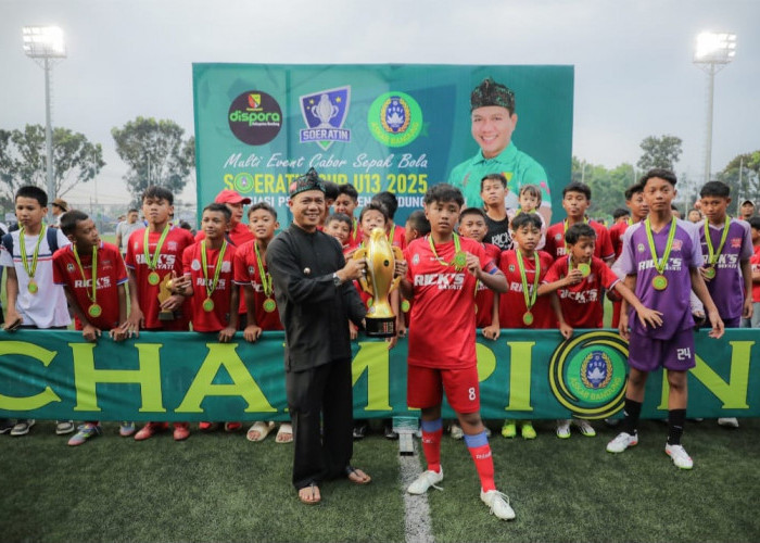 Rick's Sayati Juara Soeratin Cup 2025, Bupati Bandung: Banyak Bibit Pesepakbola Hebat