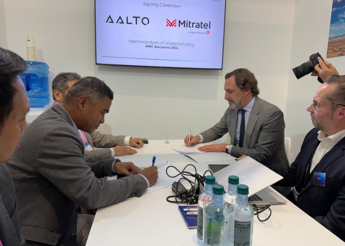 Telkomgroup Melalui Mitratel dan AALTO Lanjutkan Kolaborasi Strategis Pengembangan Stratospace dan Infrastrukt