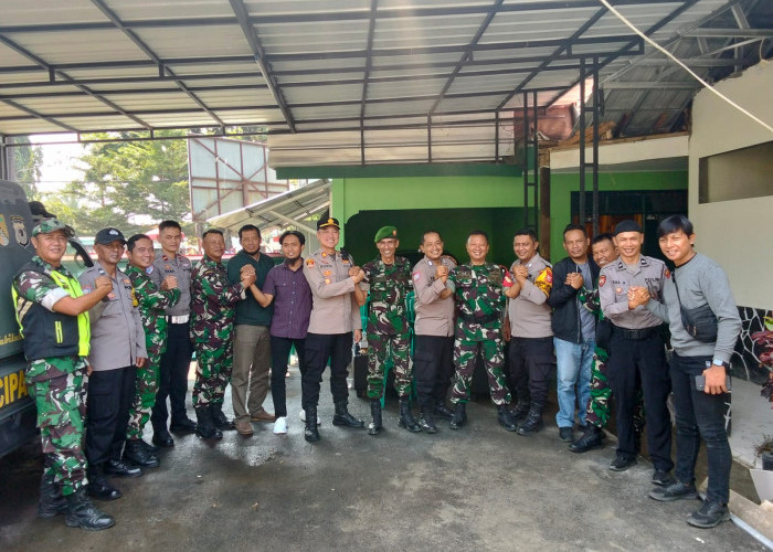 Sinergitas! Polsek Sambangi Koramil Ciparay: Tingkatkan Keamanan dan Ketertiban Wilayah 