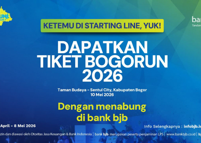 Cukup Menabung di bank bjb, Bisa Ikut Keseruan BOGORUN 2026