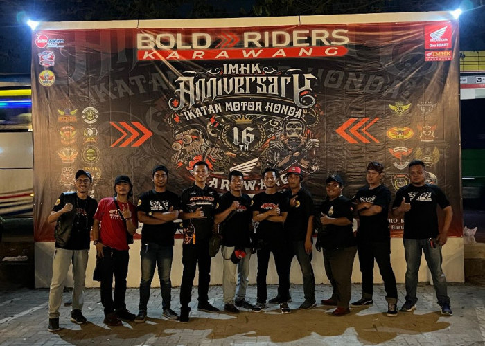 Ikatan Motor Honda Karawang (IMHK) Rayakan HUT ke-16 Penuh Kebersamaan