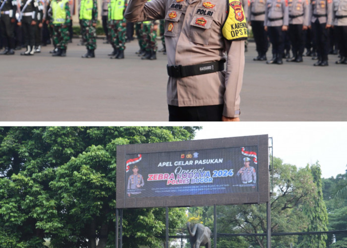 Apel Pasukan Operasi Zebra Lodaya 2024: Polres Bogor Siapkan 1.967 Personal