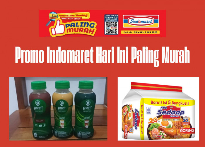 Promo Indomaret Hari Ini 29 Maret 2026, Paling Murah Mie Sedaap sampai Point Coffee