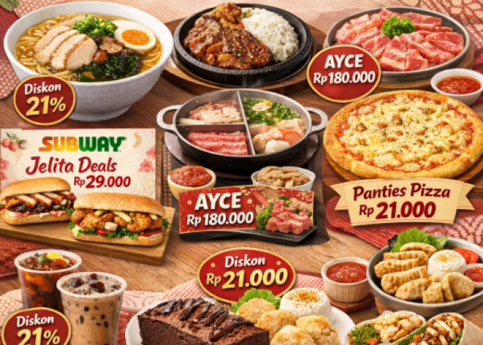15 Promo Makanan & Minuman Spesial Hari Kartini 21 April 2026, Diskon Sampai 21%!