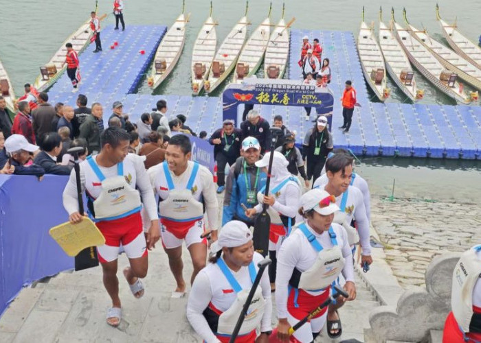 Tim Dayung Dragon Boat Indonesia Berhasil Melaju ke Kejuaraan Dunia ICF