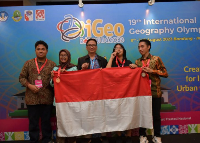 Indonesia Berhasil Raih Empat Medali dalam iGeo ke-19 2023 di Bandung